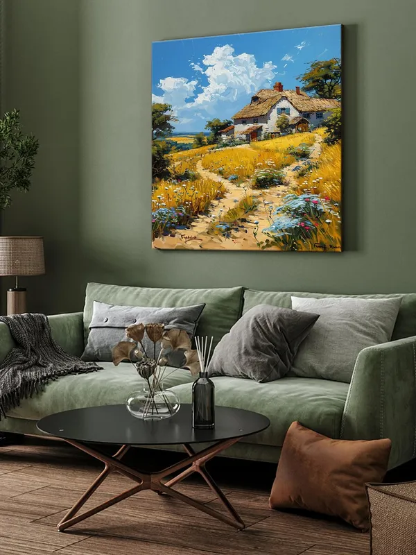 Countryside_Cottage_Canvas-Wrapped_Painting_-_36X36_Inch_-_Charming_Rural_Scene_Art_for_Cozy_Homes(FLP36X360424)
