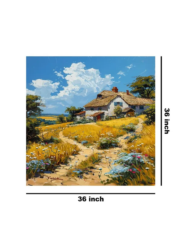 Countryside_Cottage_Canvas-Wrapped_Painting_-_36X36_Inch_-_Charming_Rural_Scene_Art_for_Cozy_Homes(FLP36X360424)