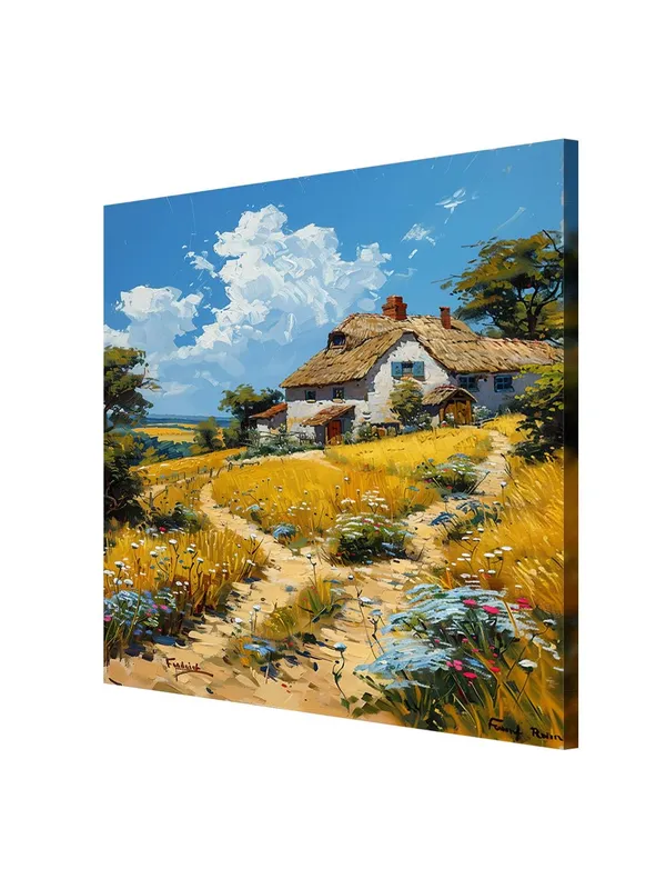 Countryside_Cottage_Canvas-Wrapped_Painting_-_36X36_Inch_-_Charming_Rural_Scene_Art_for_Cozy_Homes(FLP36X360424)