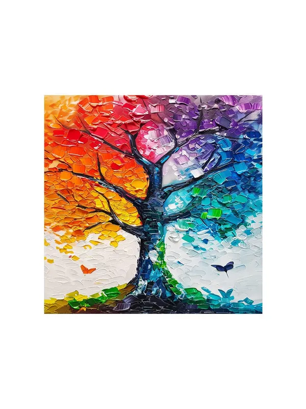 Rainbow_Tree_Canvas-Wrapped_Painting,_36X36_-_Bright_and_Cheerful_Art_for_Any_Space(FLP36X360393)