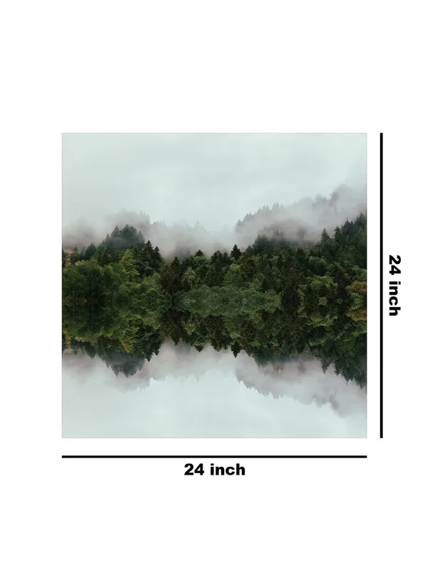 Misty_Forest_Reflection_Canvas-Wrapped_Painting,_24x24_A_Tranquil_Escape_for_Any_Room(FLP24X240321)