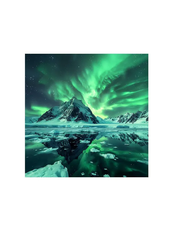 Mystical_Aurora_Canvas-Wrapped_Painting_24X24_-_Northern_Lights_Over_Icy_Peaks(FLP24X240339)