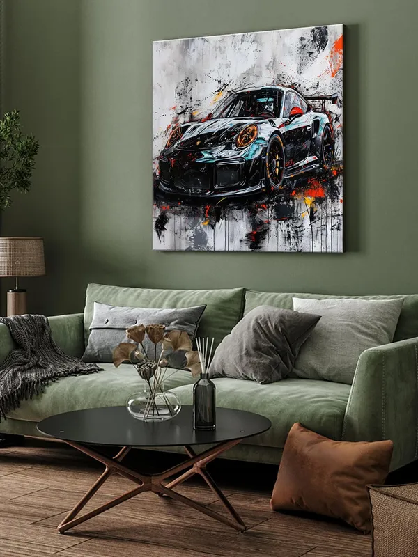 Dynamic_Sports_Car_Canvas-Wrapped_Painting_24x24_-_High-Octane_Wall_Art_for_Car_Lovers(FLP24X240455)