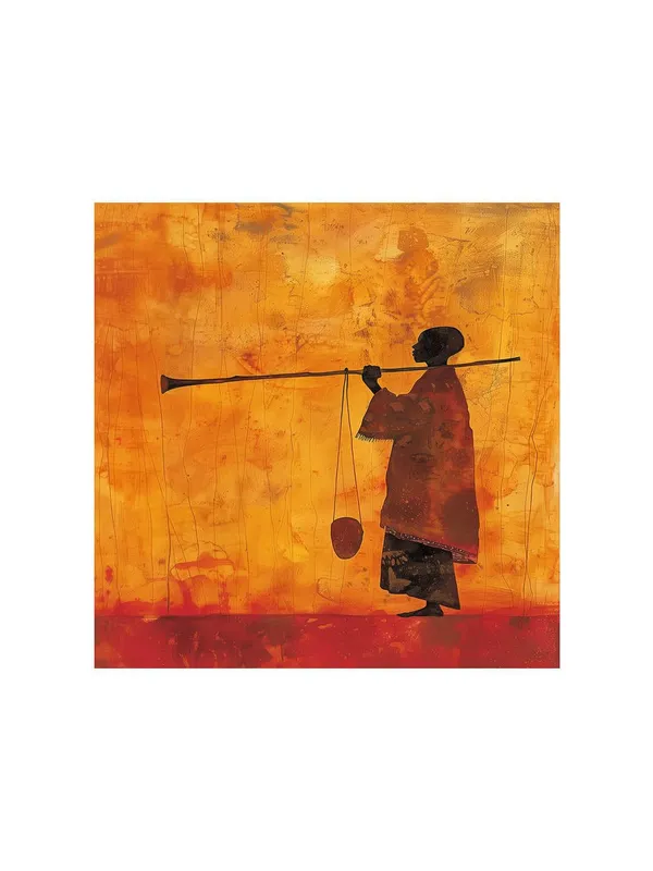 Desert_Nomad_with_Camel_Canvas-Wrapped_Painting,_36X36,_Cultural_Art_Piece_for_Unique_Interiors(FLP36X360471)