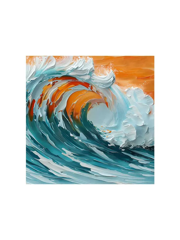 Ocean_Wave_Canvas-Wrapped_Painting_24X24_-_Dynamic_Seascape_Art