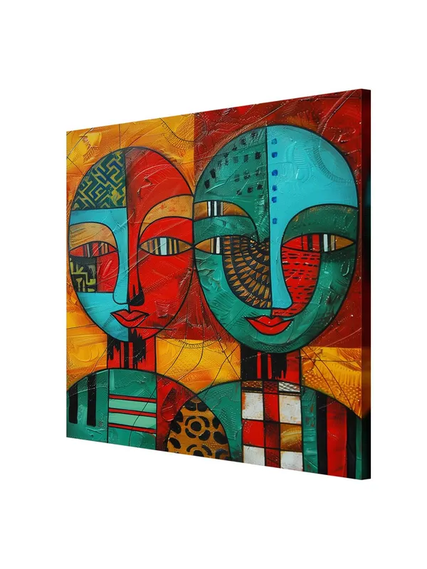 Abstract_Faces_Vibrant_Canvas-Wrapped_Painting_24x24_–_Contemporary_Wall_Art_for_Home_Decor(FLP24X240479)
