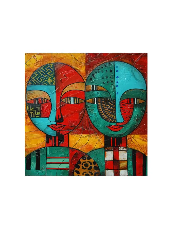 Abstract_Faces_Vibrant_Canvas-Wrapped_Painting_24x24_–_Contemporary_Wall_Art_for_Home_Decor(FLP24X240479)