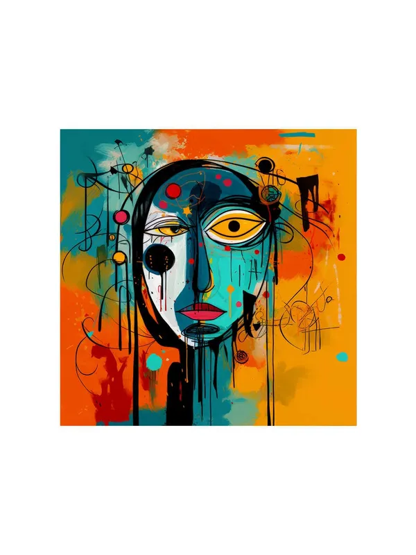 Vibrant_Abstract_Canvas-Wrapped_Painting_-_Size_36X36_-_Unique_Portrait_with_Bold_Colors(FLP36X360358)