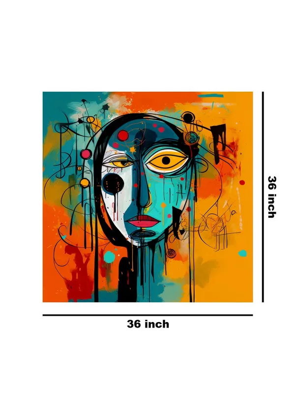 Vibrant_Abstract_Canvas-Wrapped_Painting_-_Size_36X36_-_Unique_Portrait_with_Bold_Colors(FLP36X360358)