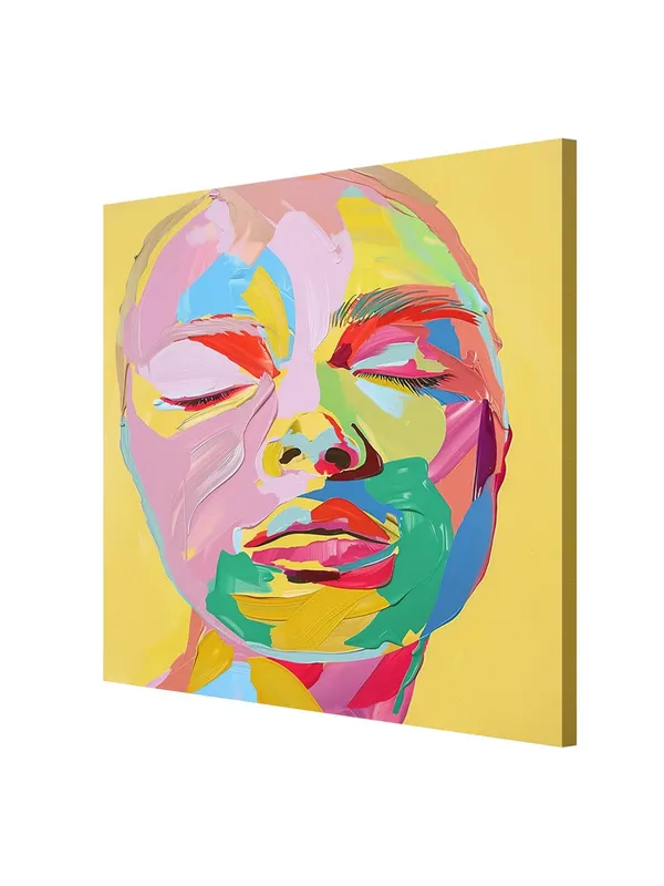Colorful_Expressionist_Face_Canvas-Wrapped_Painting_-_36X36_|_Bold_Portrait_Art_for_Living_Spaces(FLP36X360433)