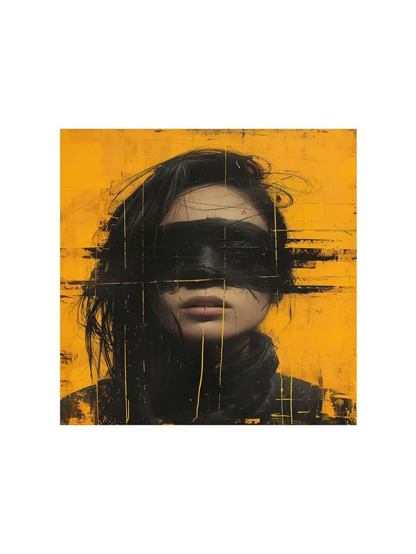 Woman_in_Shadow_Canvas-Wrapped_Painting,_24x24_-_Modern_Art_for_Edgy_and_Stylish_Spaces(FLP24X240415)