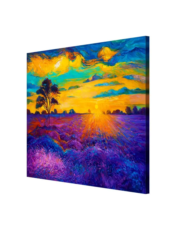 Lavender_Sunset_Canvas-Wrapped_Painting_24x24_-_Peaceful_Landscape_for_Home_Decor(FLP24X240453)