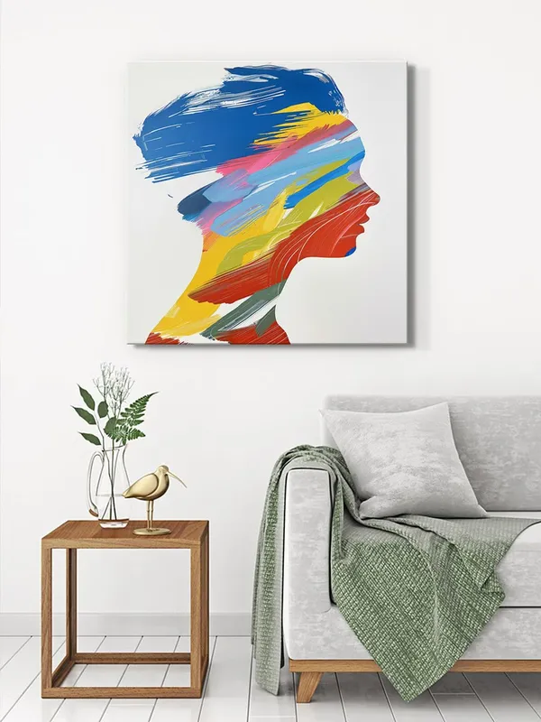 Modern_Silhouette_Canvas-Wrapped_Painting_-_36X36_|_Minimalist_Colorful_Contemporary_Art(FLP36X360432)