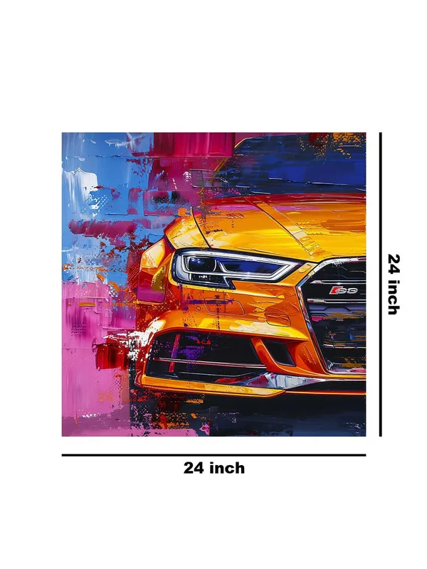 Classic_Car_in_Clouds_Canvas-Wrapped_Painting_24x24_-_Surreal_Vintage_Car_Wall_Decor(FLP24X240454)