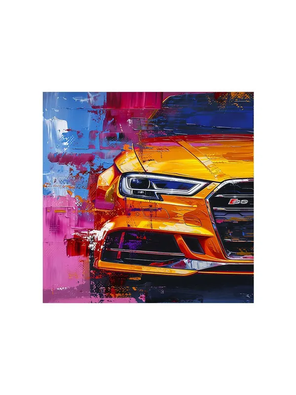 Classic_Car_in_Clouds_Canvas-Wrapped_Painting_24x24_-_Surreal_Vintage_Car_Wall_Decor(FLP24X240454)