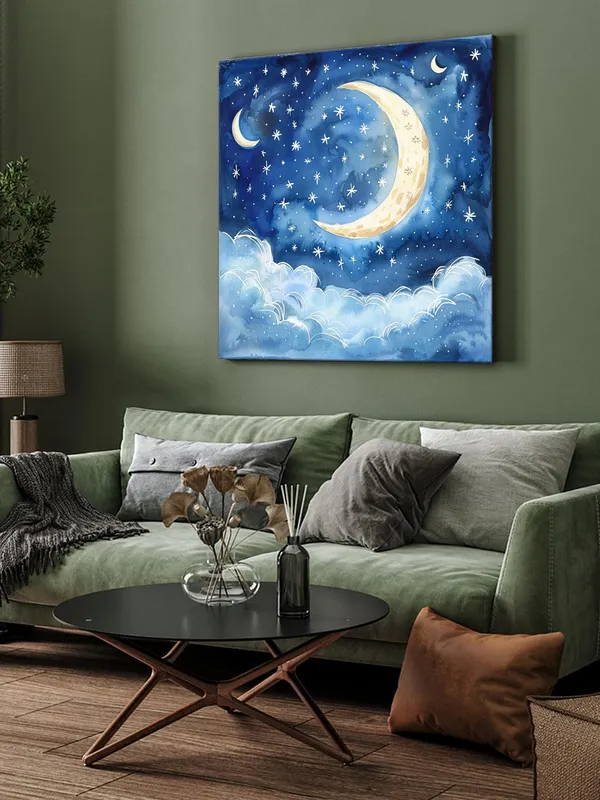 Dreamy_Night_Sky_Canvas-Wrapped_Painting_24x24_–_Celestial_Art_for_Kids'_Room(FLP24X240487)