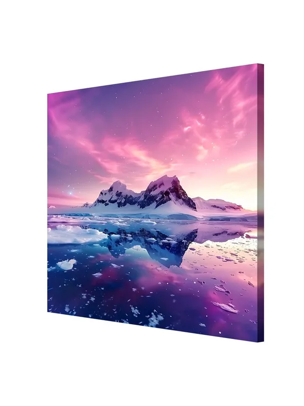 Enchanting_Twilight_Canvas-Wrapped_Painting_24X24_-_Aurora_Sky_Reflection_Art(FLP24X240338)