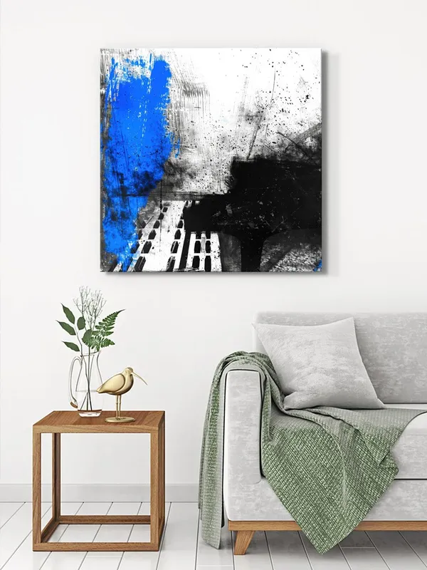Abstract_Piano_Canvas-Wrapped_Painting,_36X36_-_Contemporary_Blue_Art_for_Music_Lovers(FLP36X360404)