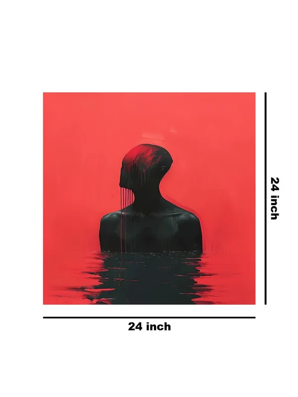 Intense_Red_Silhouette_Canvas-Wrapped_Painting_-_Size_24x24_-_Striking_Wall_Art(FLP24X240365)