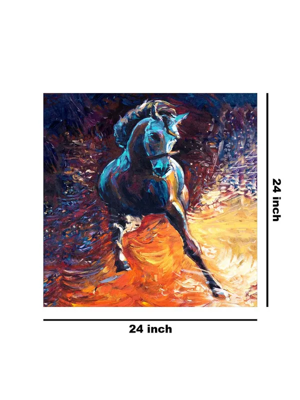 Majestic_Stallion_Canvas-Wrapped_Painting_24x24_-_Dynamic_Horse_Art_for_Living_Room(FLP24X240456)