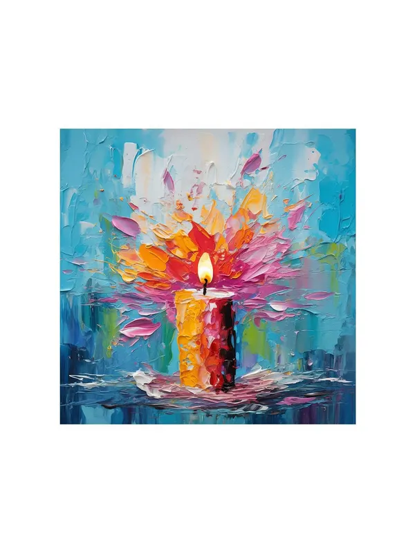Candle_Abstract_Canvas-Wrapped_Painting,_24x24_-_Modern_and_Vibrant_Art_for_Creative_Spaces(FLP24X240400)