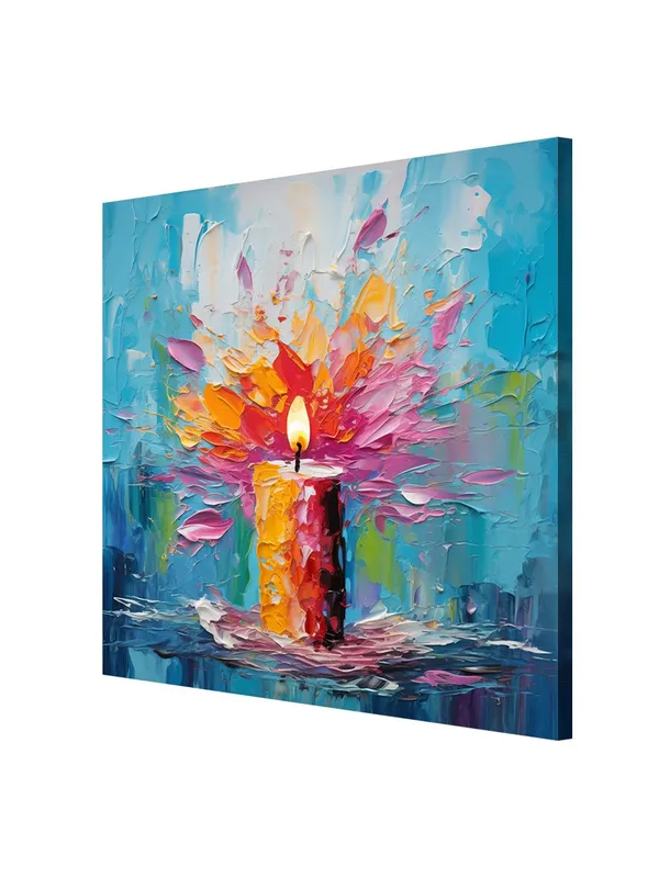 Candle_Abstract_Canvas-Wrapped_Painting,_24x24_-_Modern_and_Vibrant_Art_for_Creative_Spaces(FLP24X240400)