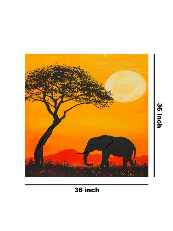 Sunset_Landscape_with_Tree_Canvas-Wrapped_Painting,_36X36,_Serene_Sunset_Art_for_Cozy_Ambiance(FLP36X360473)
