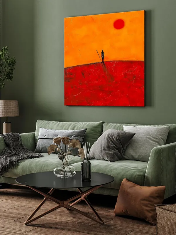 Orange_Fruits_on_Tree_Canvas-Wrapped_Painting,_24X24,_Refreshing_Fruit_Art_for_Kitchen_Decor(FLP24X240474)