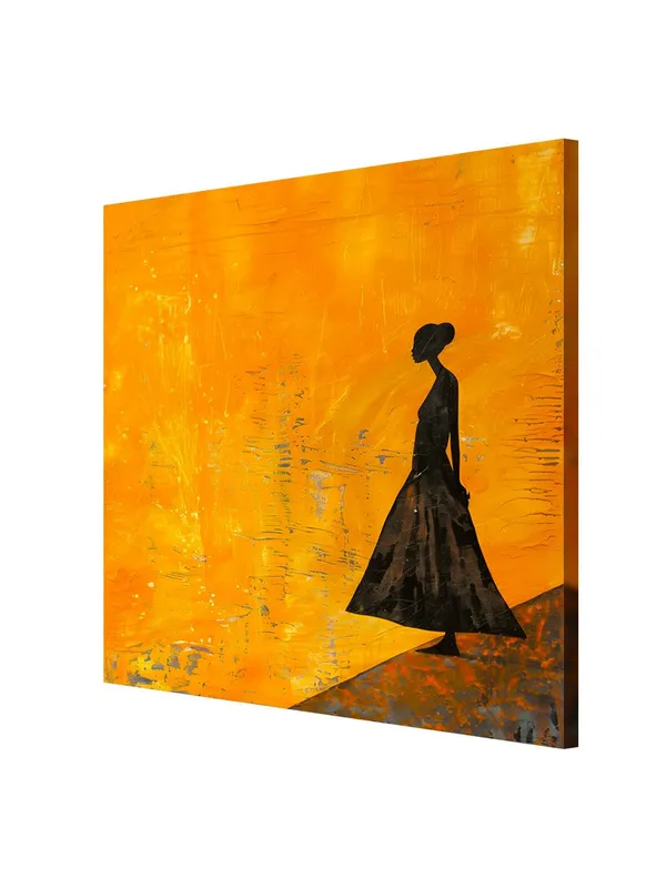 Canvas-Wrapped_Elegant_Lady_in_Evening_Gown_Painting_24X24_-_Sophisticated_Decor(FLP24X240496)