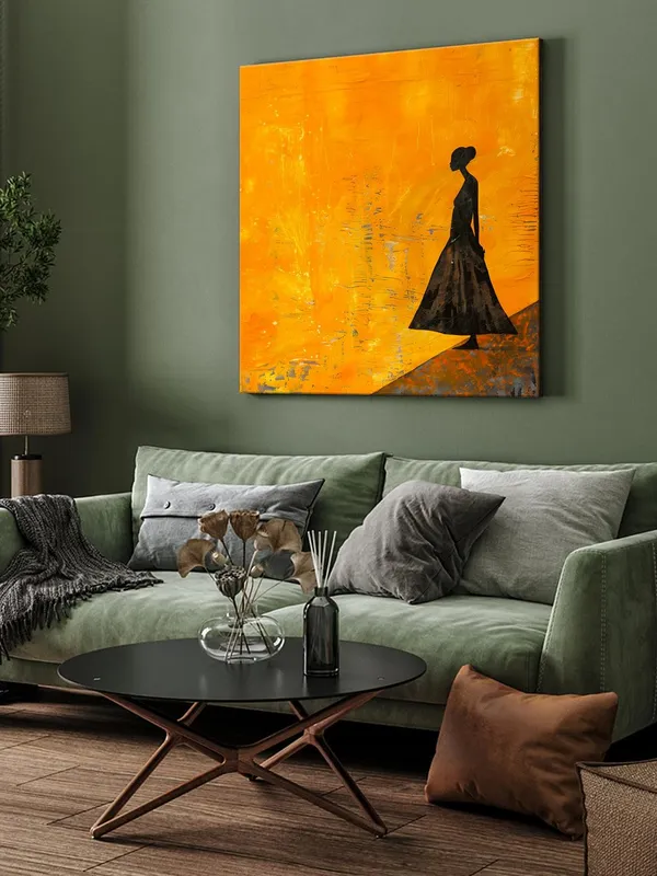 Canvas-Wrapped_Elegant_Lady_in_Evening_Gown_Painting_24X24_-_Sophisticated_Decor(FLP24X240496)