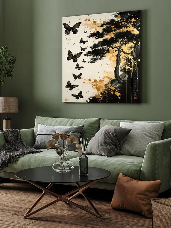 Butterfly_Journey_Canvas-Wrapped_Painting_-_36X36_Inch_-_Elegant_Nature_Artwork_for_Tranquil_Interiors(FLP36X360427)