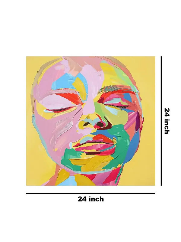 Colorful_Expressionist_Face_Canvas-Wrapped_Painting_-_24X24_|_Bold_Portrait_Art_for_Living_Spaces(FLP24X240433)