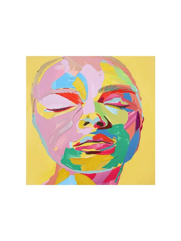 Colorful_Expressionist_Face_Canvas-Wrapped_Painting_-_24X24_|_Bold_Portrait_Art_for_Living_Spaces(FLP24X240433)