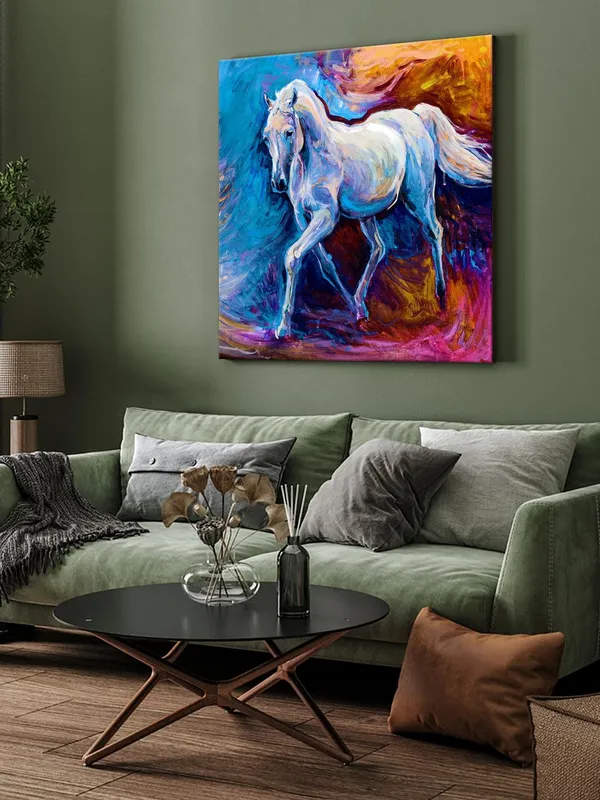 Galloping_Horse_Canvas-Wrapped_Painting_36X36_-_Dynamic_Equine_Art(FLP36X360459)