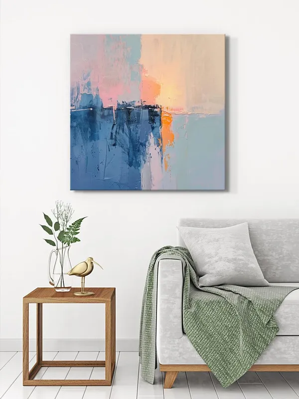 Sunset_Abstract_Canvas-Wrapped_Painting_24x24_-_Warm_and_Inviting_Modern_Art(FLP24X240385)