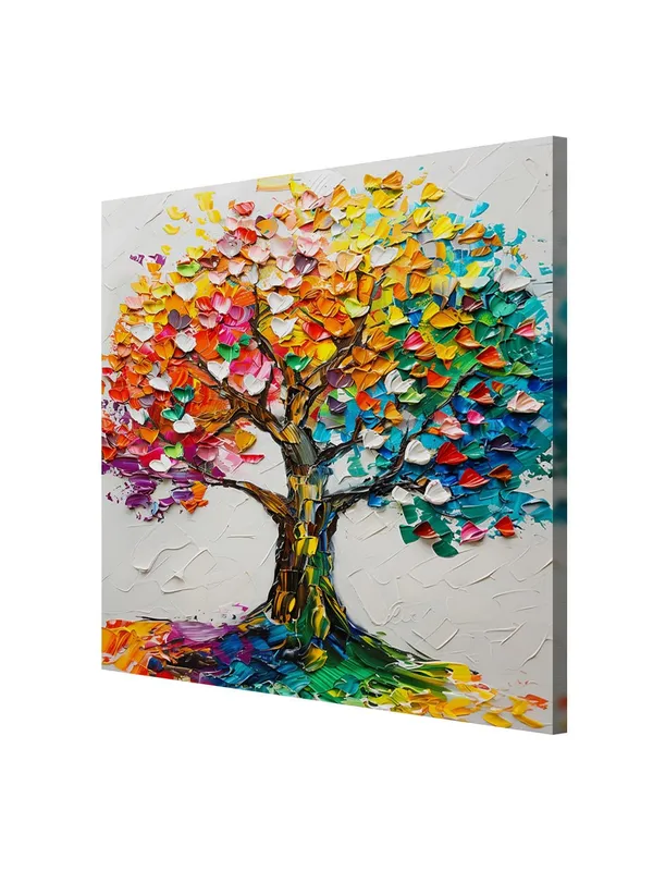 Colorful_Tree_Canvas-Wrapped_Painting,_36X36_-_Vibrant_Nature_Art_for_Living_Room_or_Bedroom(FLP36X360392)