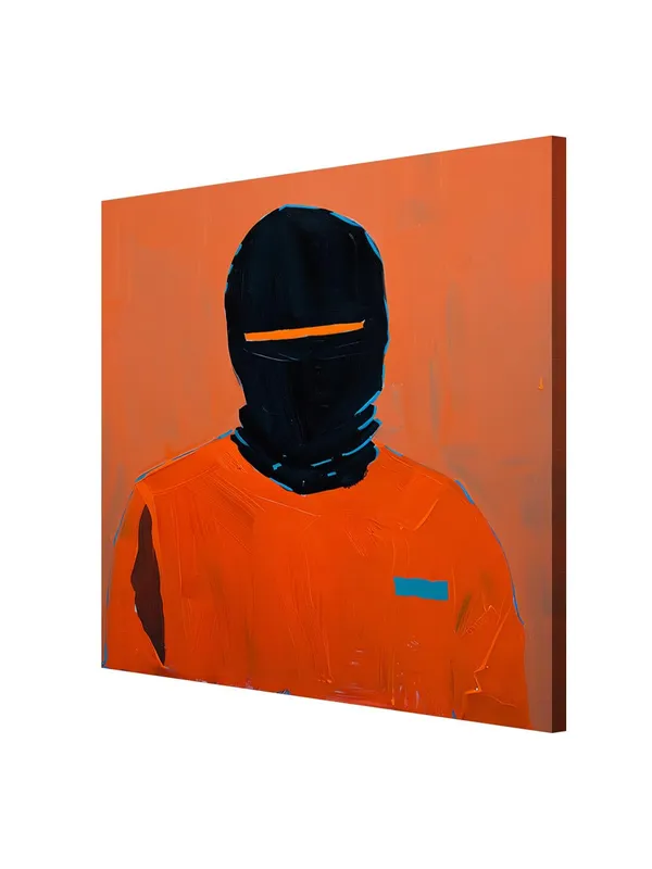 Masked_Figure_Canvas-Wrapped_Painting,_36X36_-_Mysterious_Abstract_Art_for_Bold_Interiors(FLP36X360412)