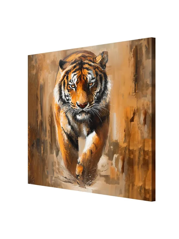 Majestic_Tiger_Canvas-Wrapped_Painting_24x24_–_Powerful_Wildlife_Art_for_Living_Room(FLP24X240486)