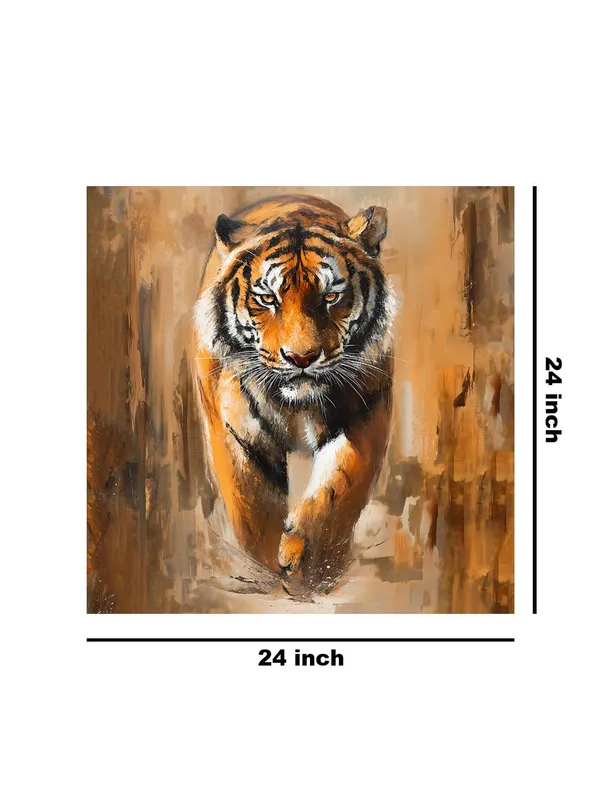 Majestic_Tiger_Canvas-Wrapped_Painting_24x24_–_Powerful_Wildlife_Art_for_Living_Room(FLP24X240486)