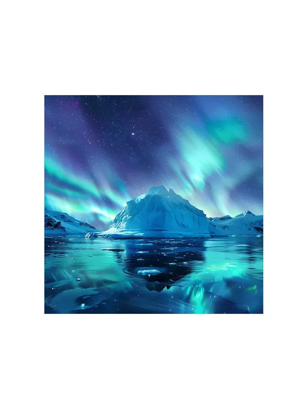 Celestial_Wolf_Canvas-Wrapped_Painting_36X36_-_Howling_Silhouette_at_Full_Moon(FLP36X360343)