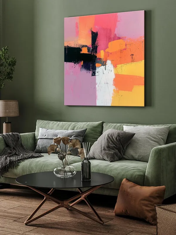 Colorful_Abstract_Canvas-Wrapped_Painting_24x24_-_Modern_Art_with_Vibrant_Hues(FLP24X240383)