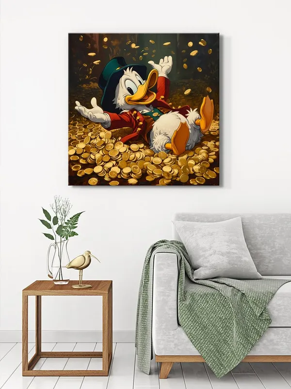 Scrooge_McDuck_Canvas-Wrapped_Painting,_36X36_-_Perfect_Cartoon_Art_Decor_for_Kids_Room_or_Study(FLP36X360388)