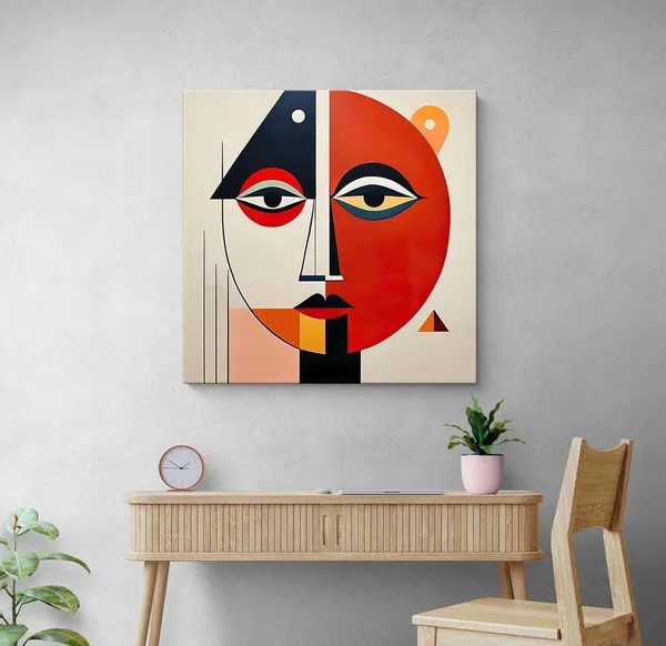 Geometric_Face_Canvas-Wrapped_Painting_|_Minimalist_Abstract_Art_for_Modern_Interiors_and_Workspaces_24X24_Inches_(FLP24X240504)