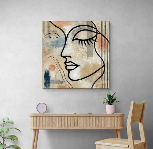 Abstract_Female_Face_Canvas_Painting_-_Modern_Wall_Art_for_Bedroom,_Living_Room_Decor_36X36_Inches_(FLP36X360532)