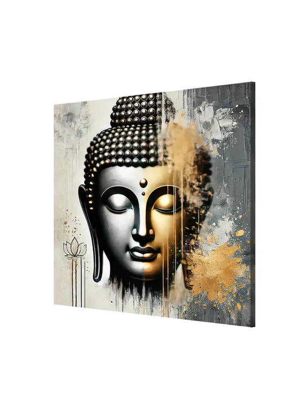 Canvas_Wrapped_Painting_of_Buddha_in_Modern_Art_Style_-_Zen_Decor_for_Peaceful_Homes_-_36X36_Inches(FLP36X360541)