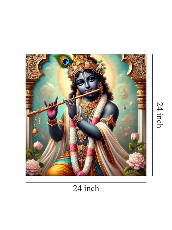 Krishna_with_Flute_Canvas_Painting_-_Divine_Art_for_Home_and_Meditation_Spaces_24X24_Inches_(FLP24X240538)