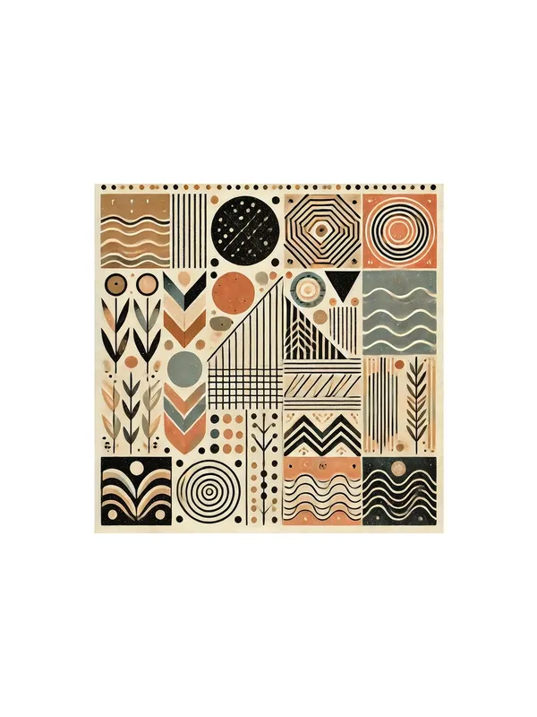Tribal_Patterns_Geometric_Canvas-Wrapped_Painting,_–_Ethnic_Wall_Decoration_24X24_Inches_(FLP24X240526)