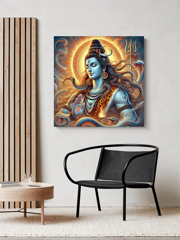 Canvas_Wrapped_Painting_of_Lord_Shiva_in_Meditation_-_Mystical_Art_for_Living_Room_or_Yoga_Spaces_-24x24_Inches(FLP24X240516)