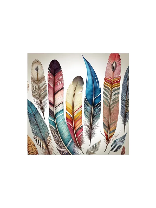 Colorful_Feathers_Canvas-Wrapped_Painting_|_Vibrant_Boho_Wall_Art_for_Living_Room,_Bedroom,_Office_D�cor_36X36_Inches_(FLP36X360501)