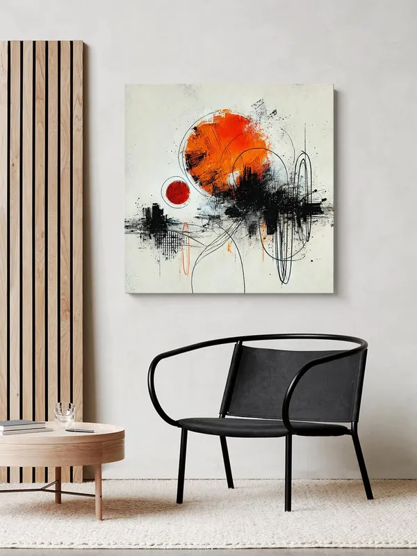 Canvas_Wrapped_Abstract_Painting_of_Urban_Energy_-_Modern_Art_for_Contemporary_Spaces_-_24X24_Inches(FLP24X240555)